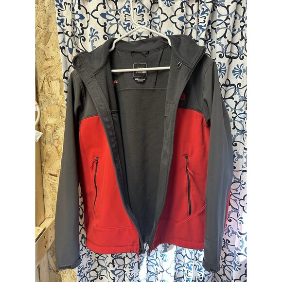 The North Face Apex Bionic Jacket Men's sz M Red/Black Soft Shell Outdoor Zip Up - Picture 4 of 14